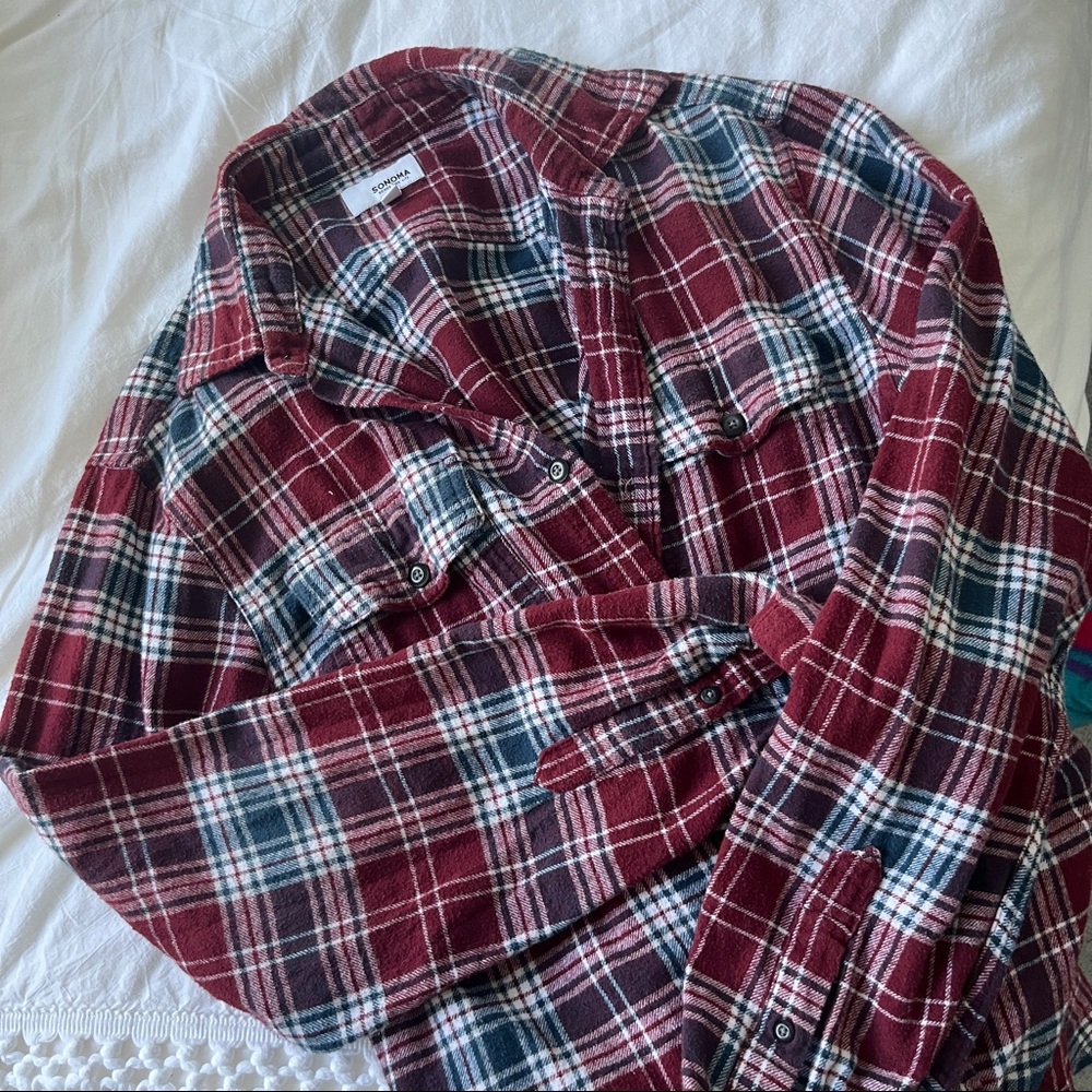 Burgundy Flannel